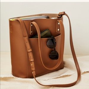Henny + Lev Vegan Leather 2-in-1 Everyday Tote